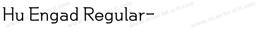 Hu Engad Regular字体转换